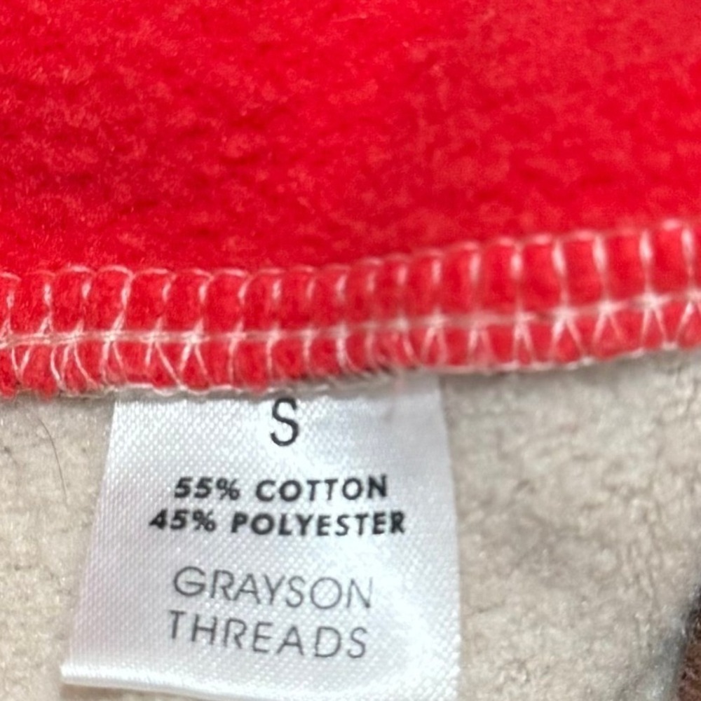 Grayson Threads S Sweatpants Tan Leopard Animal Print Stripe Wide Leg Loungewear - Picture 5 of 7